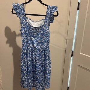 Blue Floral Dress